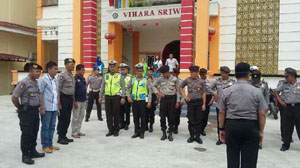 Polres Kuansing dan Polsek Kuantan Tengah Lakukan Pengamanan